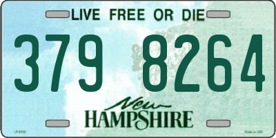 NH license plate 3798264