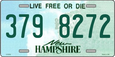 NH license plate 3798272