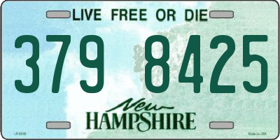 NH license plate 3798425