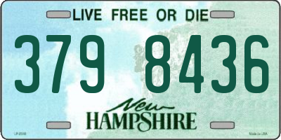 NH license plate 3798436