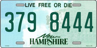 NH license plate 3798444