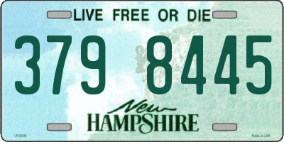 NH license plate 3798445