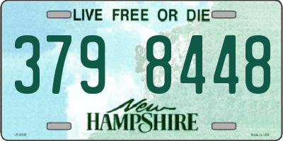 NH license plate 3798448