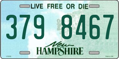 NH license plate 3798467