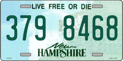 NH license plate 3798468