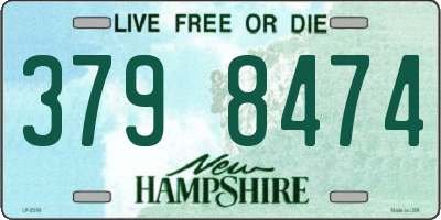 NH license plate 3798474