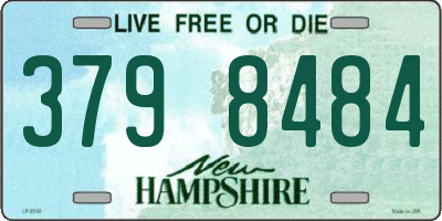 NH license plate 3798484