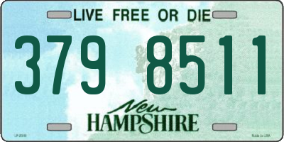 NH license plate 3798511