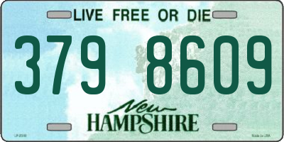 NH license plate 3798609