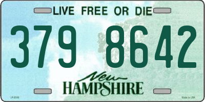 NH license plate 3798642