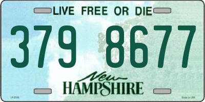 NH license plate 3798677