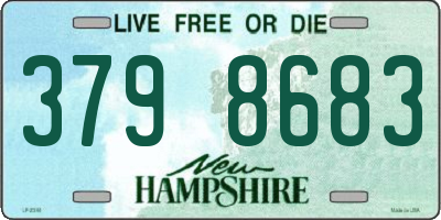 NH license plate 3798683