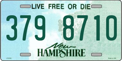 NH license plate 3798710