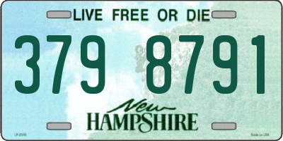NH license plate 3798791