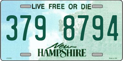 NH license plate 3798794