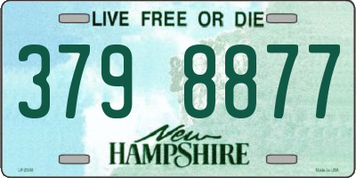 NH license plate 3798877