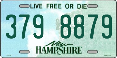 NH license plate 3798879