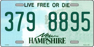 NH license plate 3798895