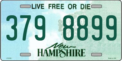 NH license plate 3798899