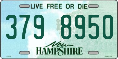 NH license plate 3798950