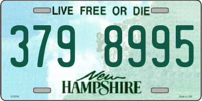 NH license plate 3798995