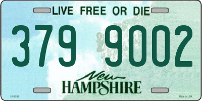 NH license plate 3799002