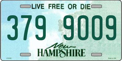 NH license plate 3799009
