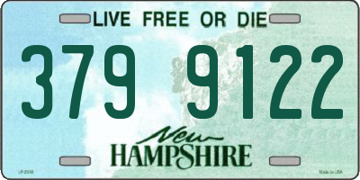 NH license plate 3799122