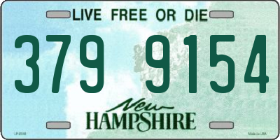 NH license plate 3799154