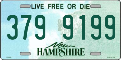 NH license plate 3799199
