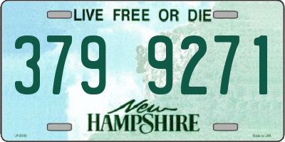 NH license plate 3799271