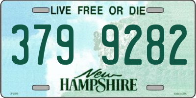 NH license plate 3799282