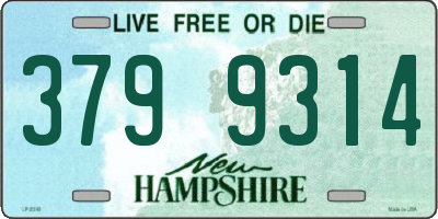 NH license plate 3799314