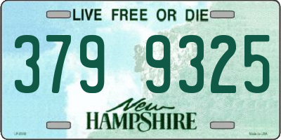 NH license plate 3799325