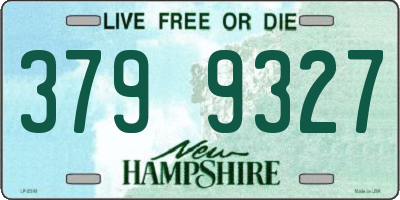 NH license plate 3799327