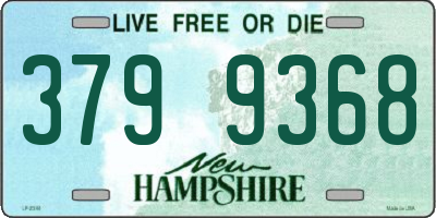 NH license plate 3799368