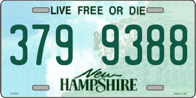NH license plate 3799388