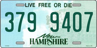 NH license plate 3799407