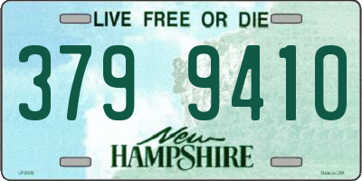 NH license plate 3799410