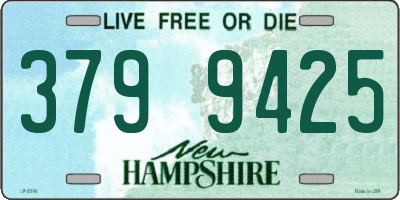 NH license plate 3799425