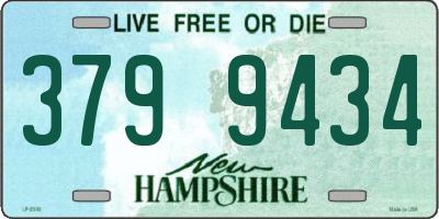 NH license plate 3799434
