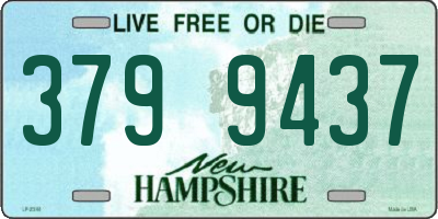 NH license plate 3799437