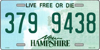 NH license plate 3799438
