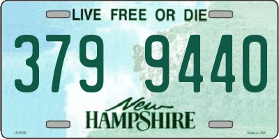 NH license plate 3799440