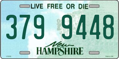 NH license plate 3799448