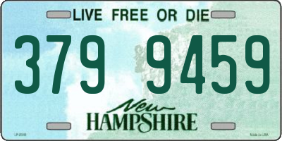 NH license plate 3799459