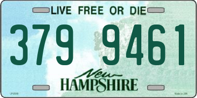 NH license plate 3799461