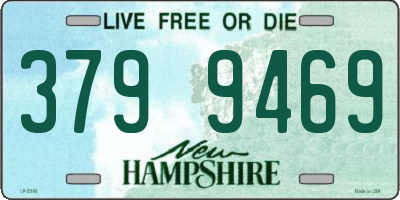 NH license plate 3799469