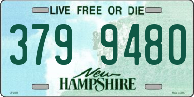 NH license plate 3799480