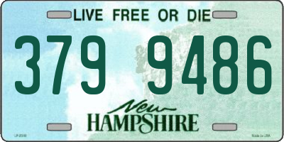 NH license plate 3799486